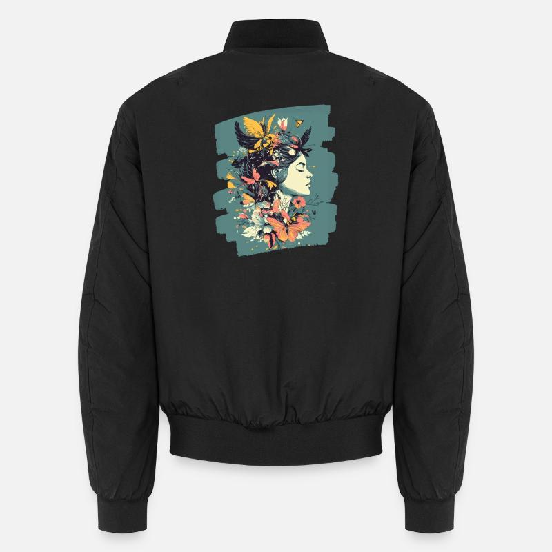 Spring Spring Beginning Flowers Unisex Bomber Jacket