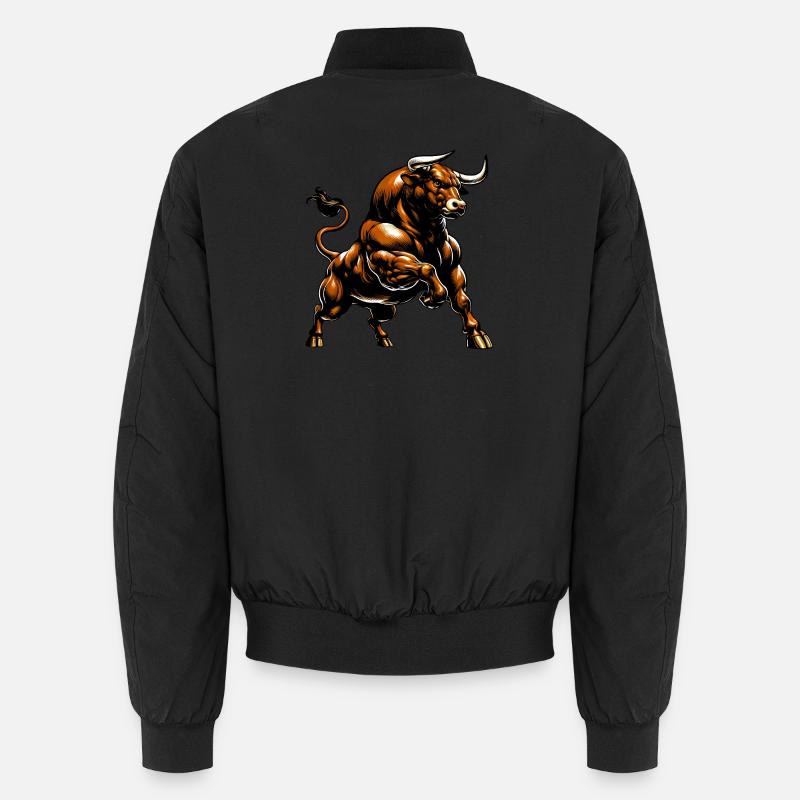 Stier Unisex Bomberjacke