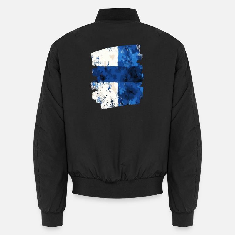 Drapeau finlandais Finlande Bomber unisexe