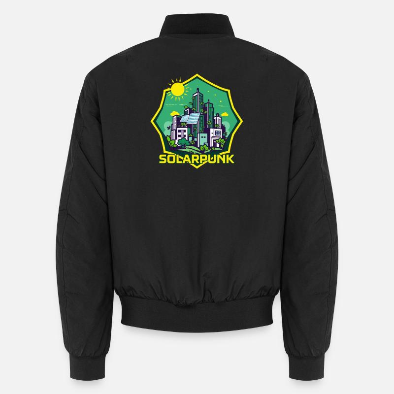 Solarpunk Unisex Bomberjacke