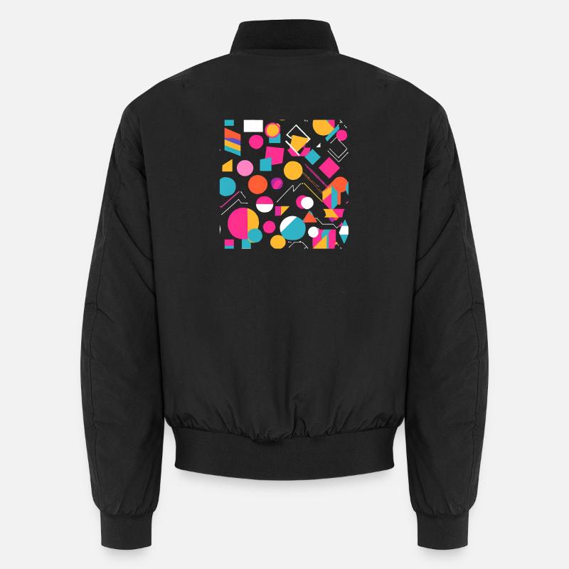 Leuchtende Farben - Unisex Bomberjacke - Schwarz