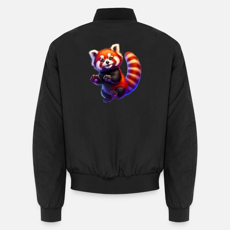 Red panda Unisex Bomber Jacket