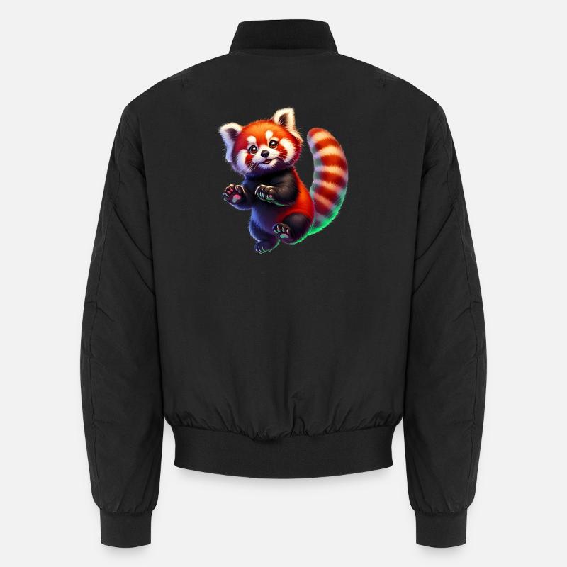 Red panda Unisex Bomber Jacket