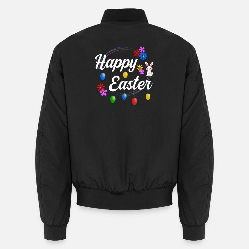 Happy Easter Unisex Bomberjacke