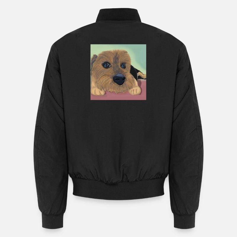 Yeux de chien ou réflexe d’amour Bomber unisexe