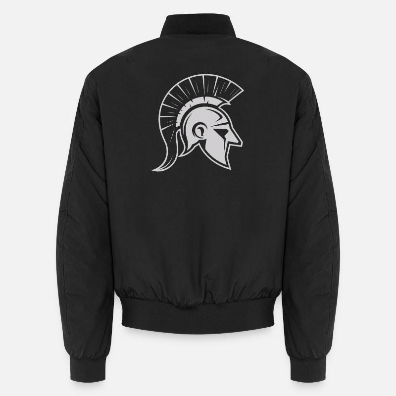 Spartanischer Krieger - Unisex Bomberjacke - Schwarz