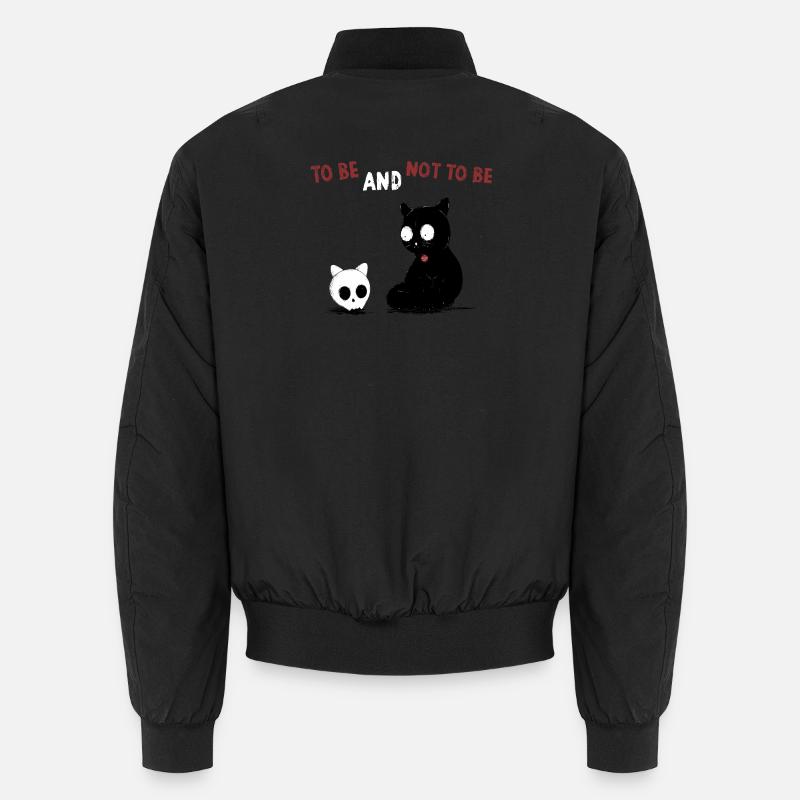 Le chat poétique de Schroedinger Bomber unisexe