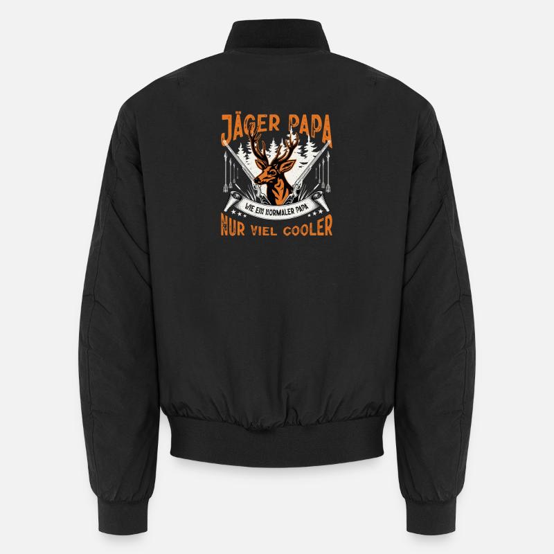 Jäger Geschenk Jagd Jagen Jägersprüfung - Unisex Bomberjacke - Schwarz