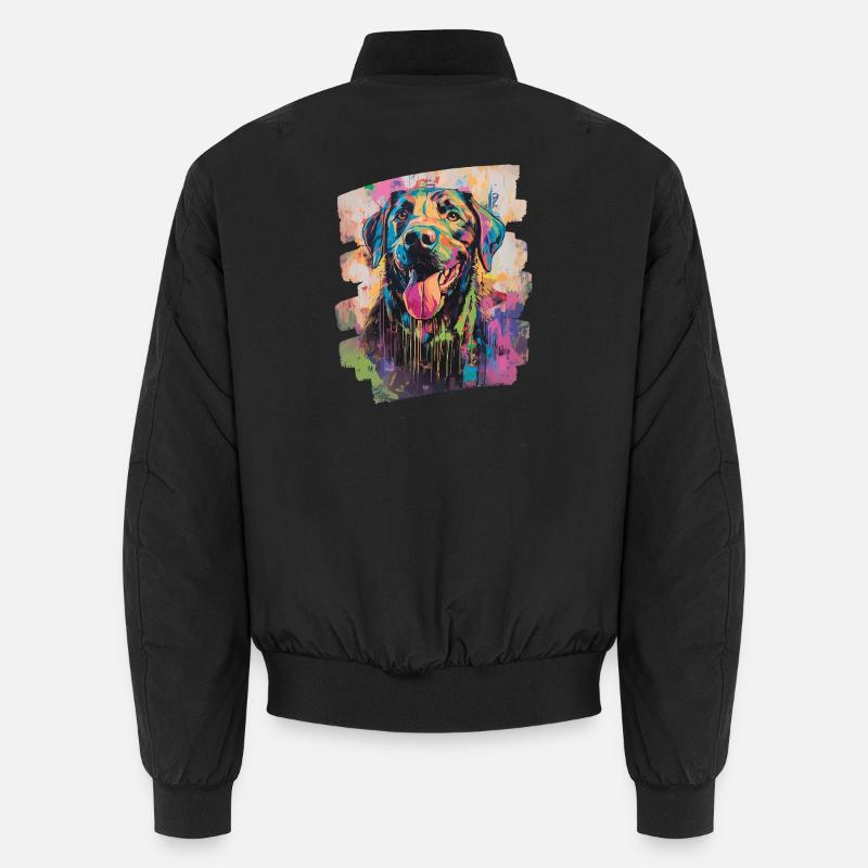 Labrador - Unisex Bomberjacke - Schwarz