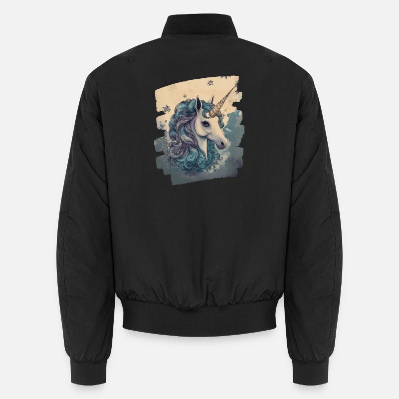 Einhorn Unisex Bomberjacke