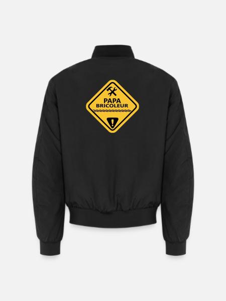 Handyman Dad - Unisex Bomber Jacket - black