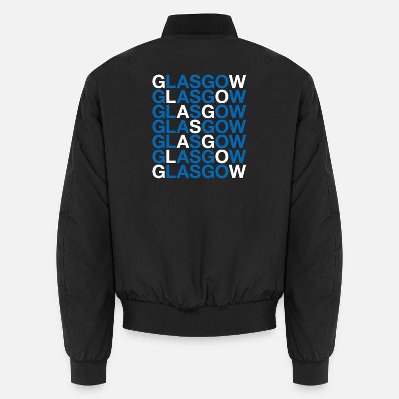 GLASGOW Scotland Flag Unisex Bomber Jacket