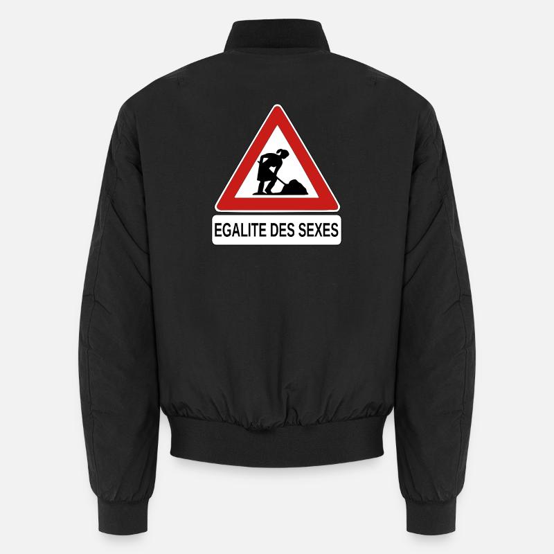 Geschlechtergleichheit - Unisex Bomberjacke - Schwarz