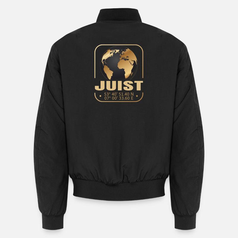 Juist - Unisex Bomberjacke - Schwarz