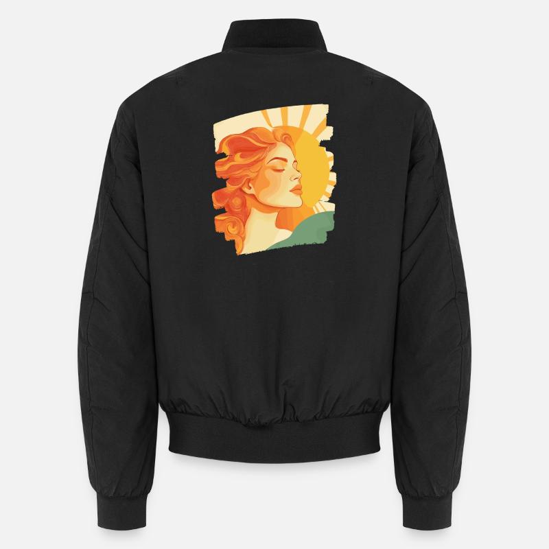 Summer Sun Retro Unisex Bomber Jacket