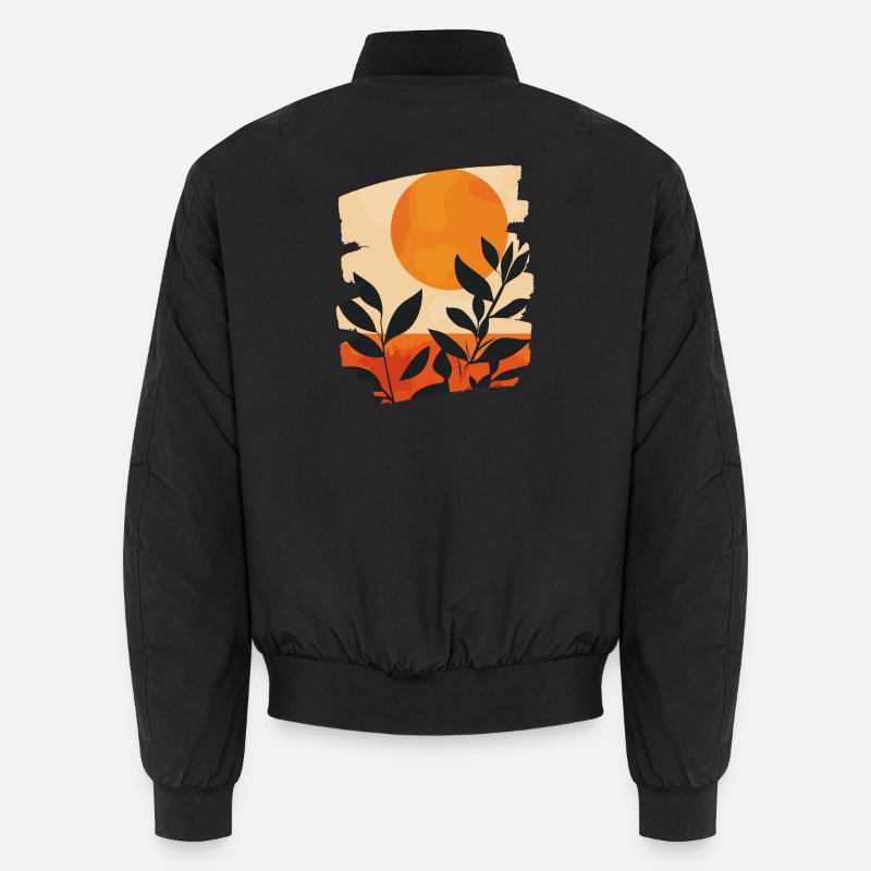 Sommer Sonne - Unisex Bomberjacke - Schwarz