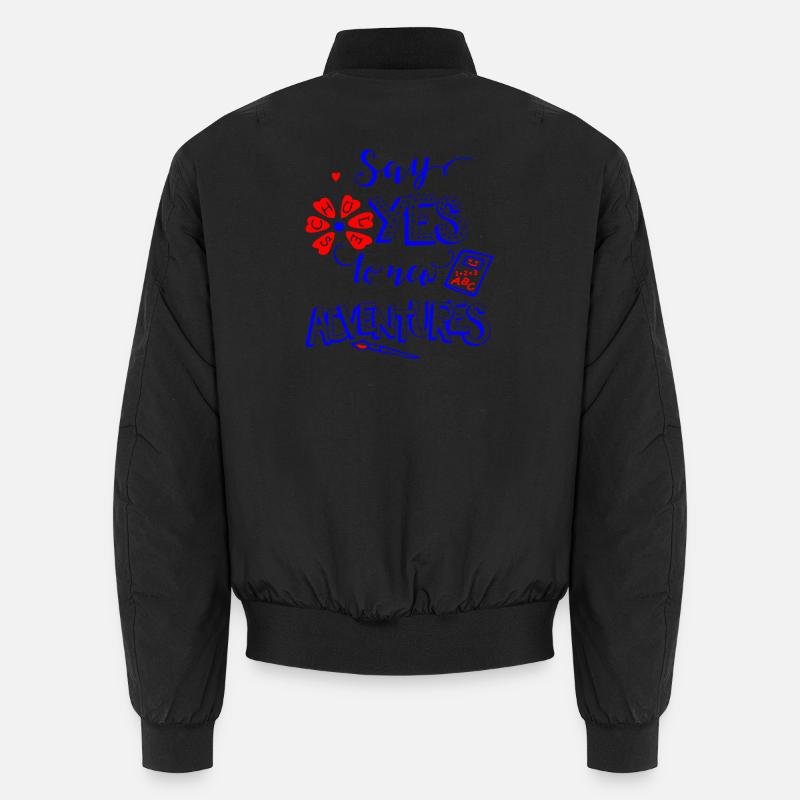 Schule Schulkind - Unisex Bomberjacke - Schwarz