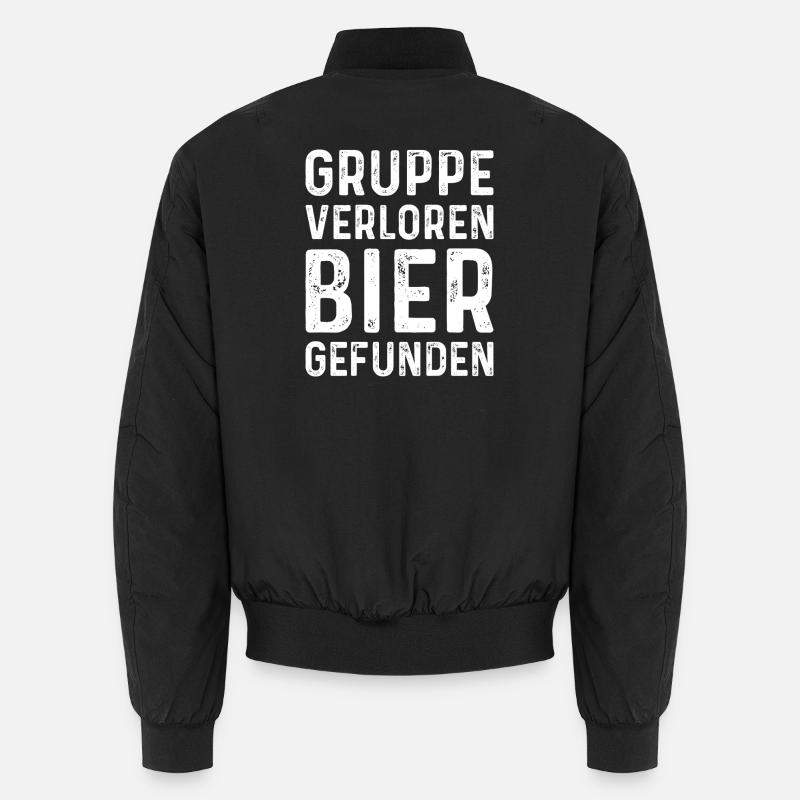 Festival Spruch Bier Unisex Bomberjacke