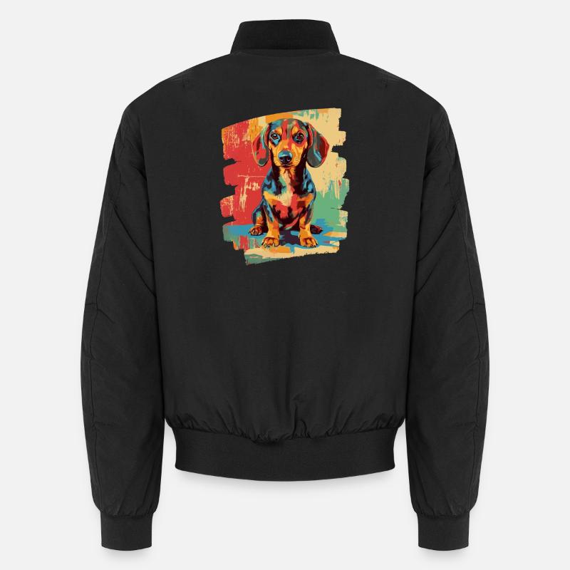 Dackel Unisex Bomberjacke