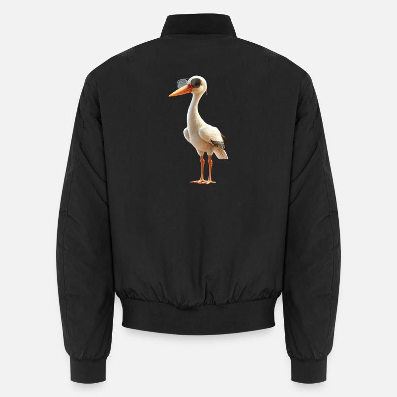 Amoureux des cigognes Cigognes blanches Cigognes géantes Cigognes Bomber unisexe