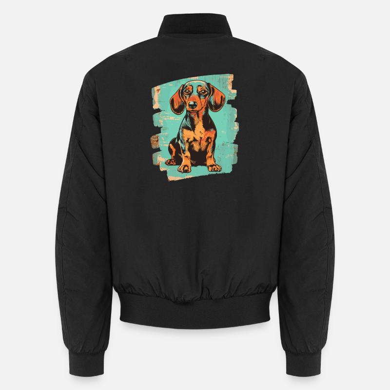 Dackel Dachshund Unisex Bomberjacke