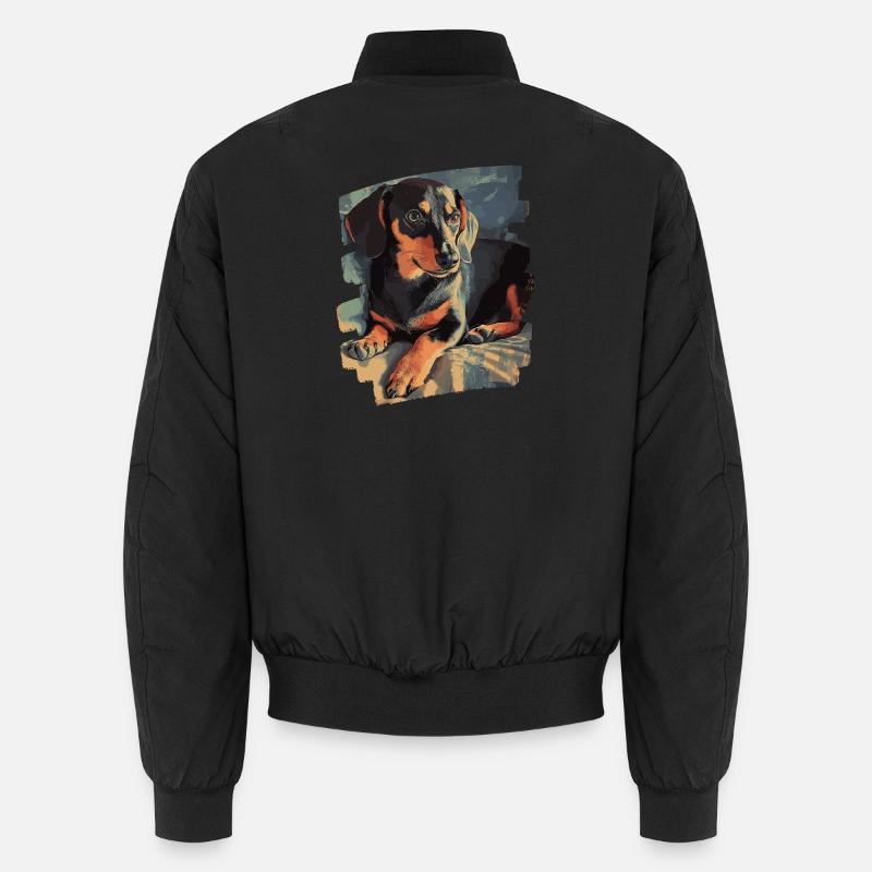Dackel Dachshund Unisex Bomberjacke