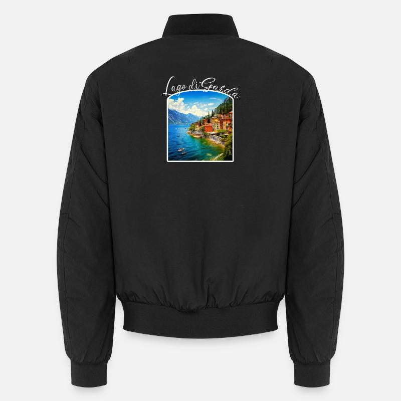 Gardasee, Lago di Garda Unisex Bomberjacke