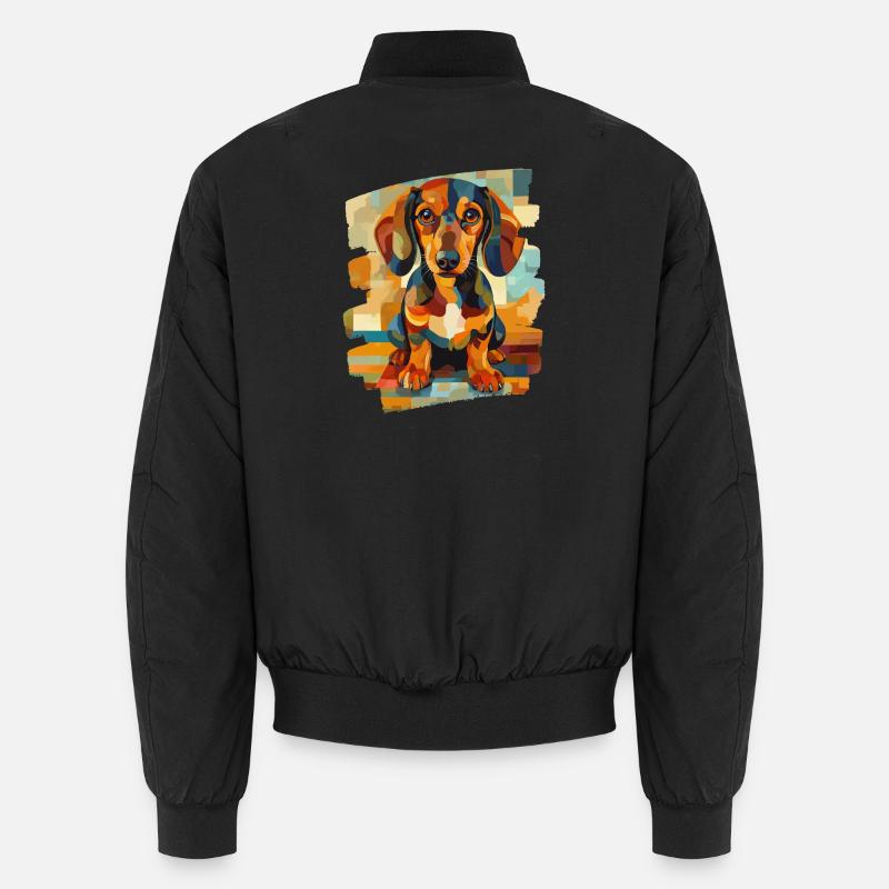 Dackel Dachshund Unisex Bomberjacke