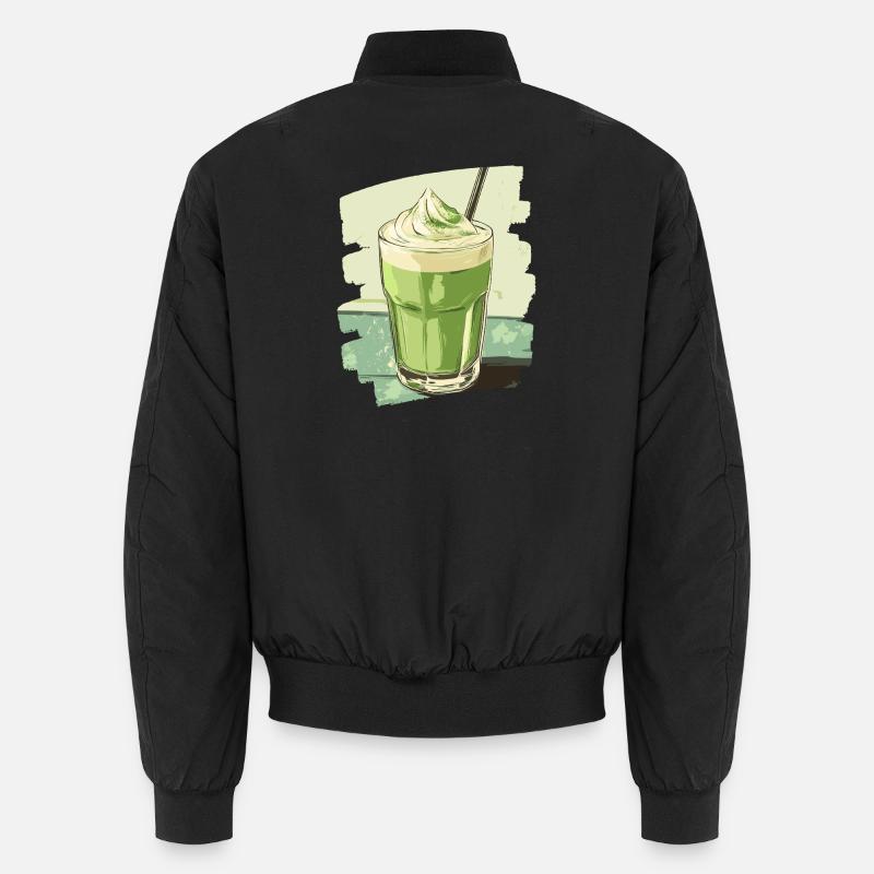 Matcha Latte Lover Thé vert Bomber unisexe