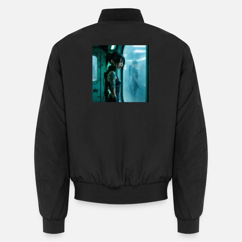 N-dless Nights: Captured Cyborg Unisex Bomber Jacket
