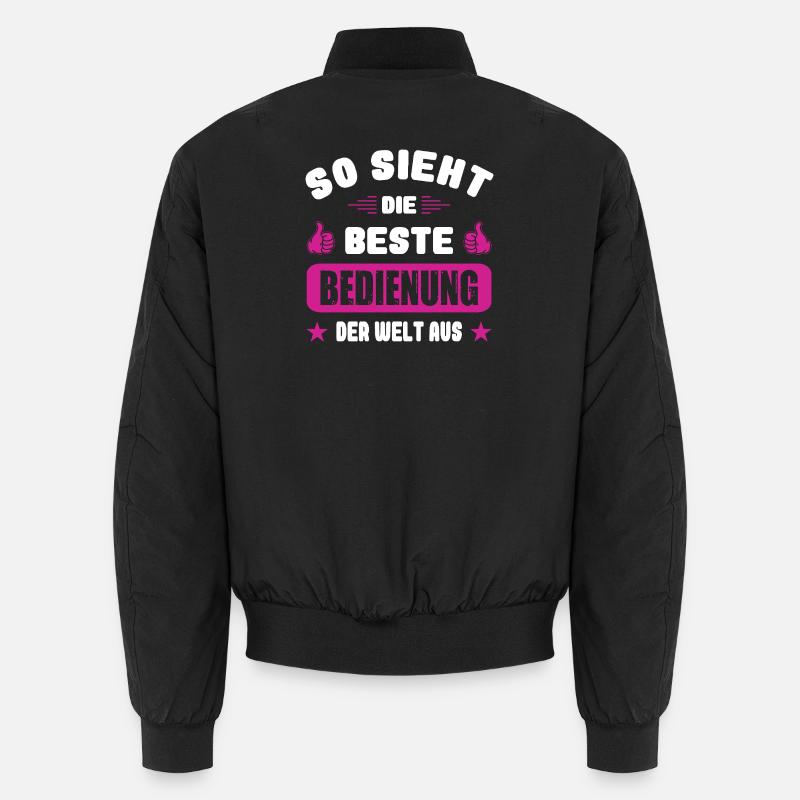 Kellnerin Geschenke Bedienung Abschied Gastronomie Unisex Bomberjacke