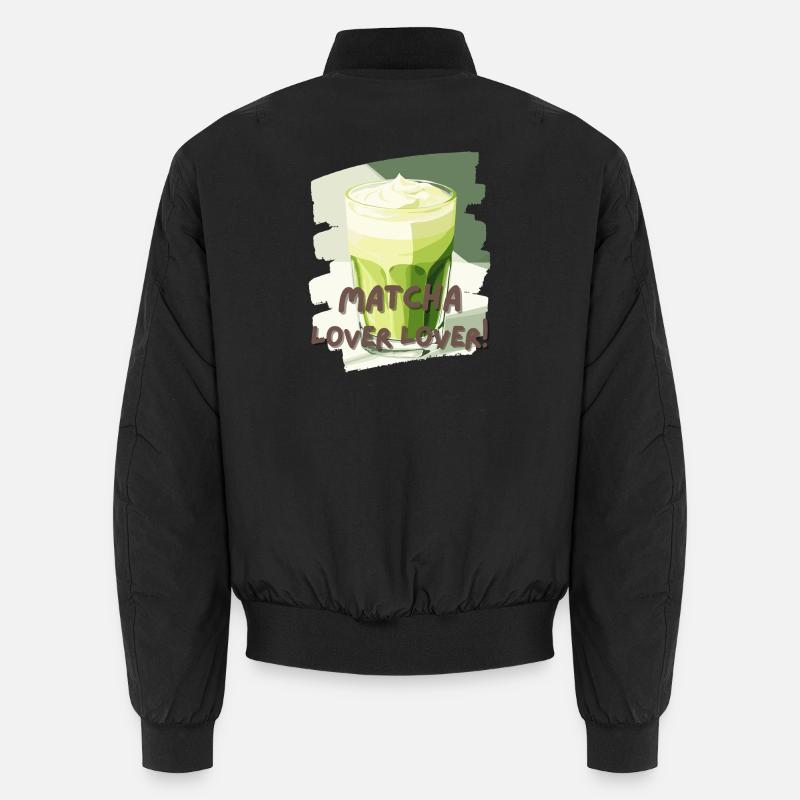 Matcha Lover Lover Matcha Latte Lover Thé vert Bomber unisexe