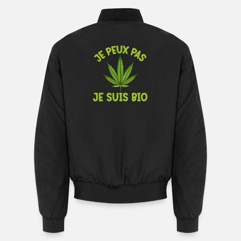 Bio Canna T-Shirt mit Botschaft Unisex Bomberjacke