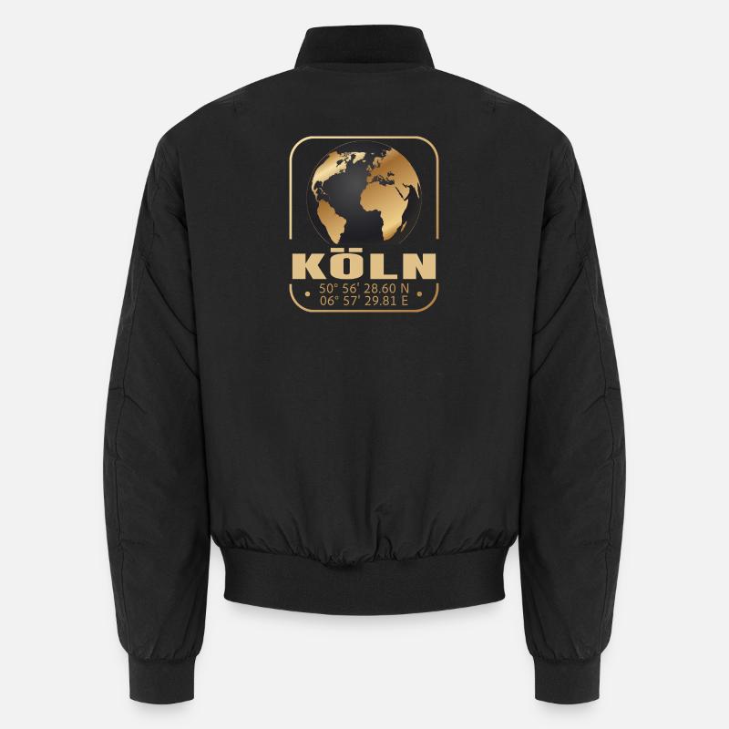 Köln - Unisex Bomberjacke - Schwarz