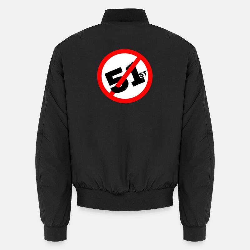 51e État Pas question - Bomber unisexe - noir