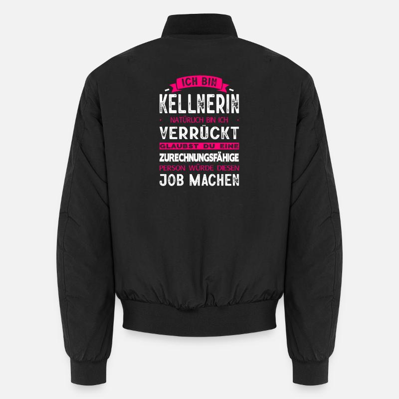 Kellnerin Geschenke Bedienung Abschied Gastronomie Unisex Bomberjacke