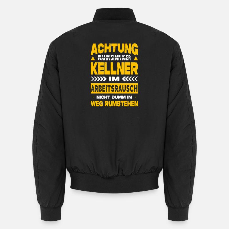 Kellner Geschenke Abschied Gastronomie Unisex Bomberjacke
