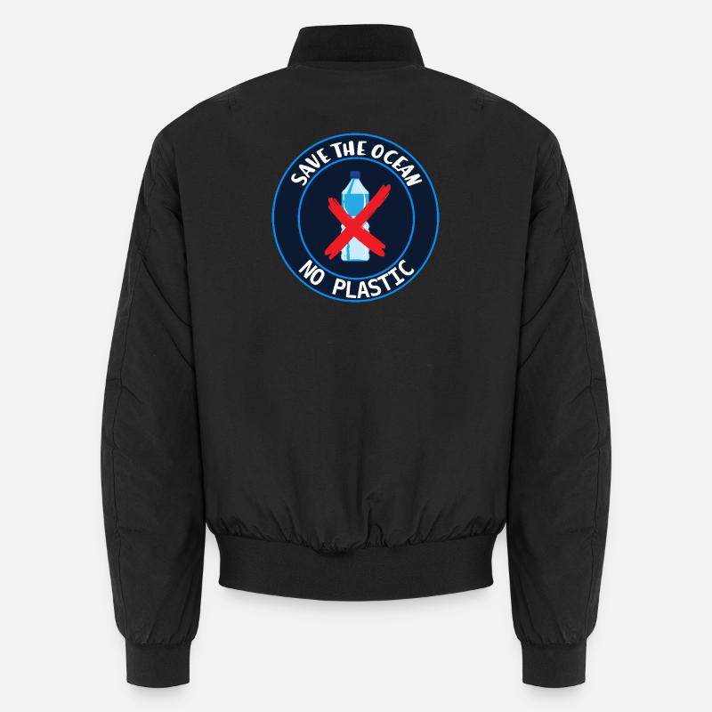 Retten Sie den Ozean Unisex Bomberjacke