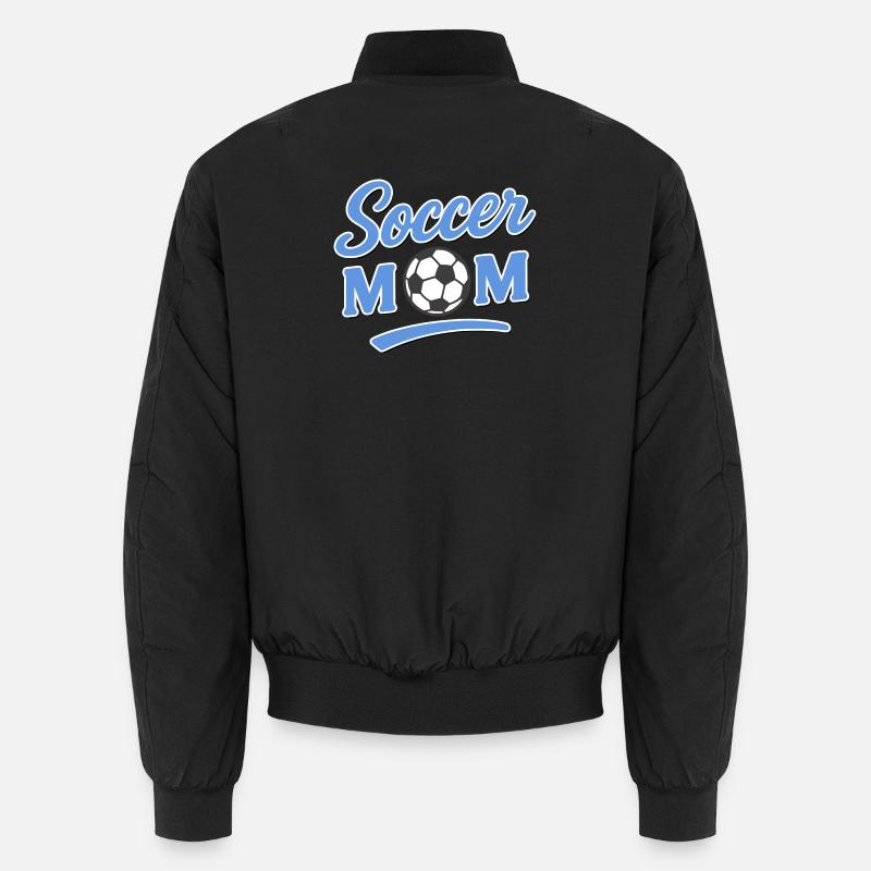 Soccer Mom - Unisex Bomber Jacket - black