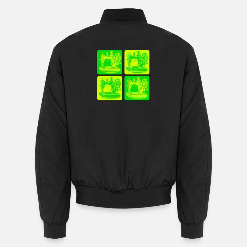 Sewing Machine Design Unisex Bomber Jacket