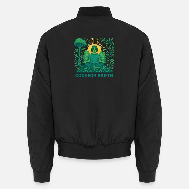 Code for Earth Unisex Bomberjacke