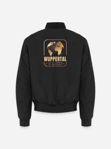 Wuppertal - Unisex Bomberjacke - Schwarz