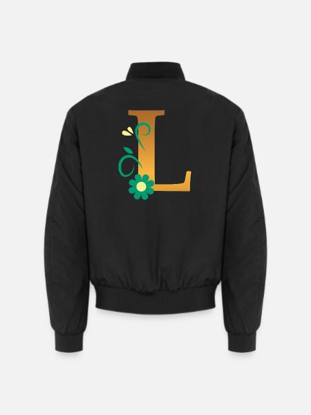 L - Unisex Bomber Jacket - black