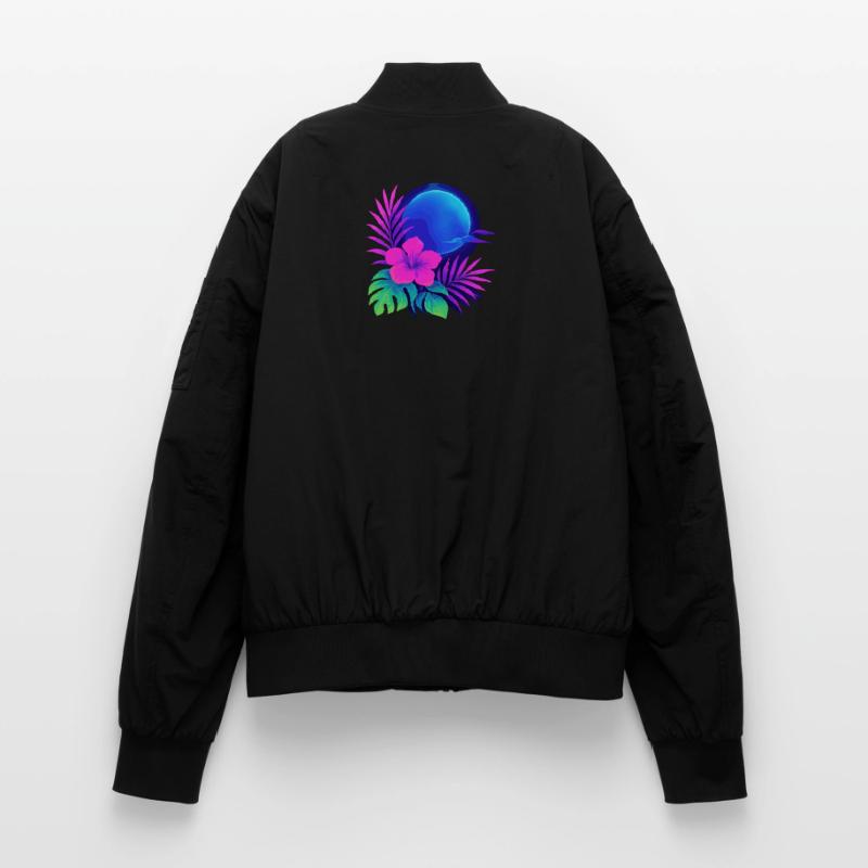Néon Tropic Lune Bomber unisexe