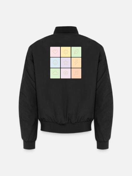 Ambiance Bento Pastel - Bomber unisexe - noir