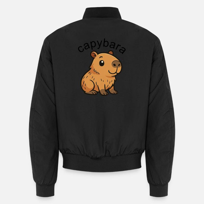 Mignon Dessin Animé Capybara, mignon et cool Bomber unisexe