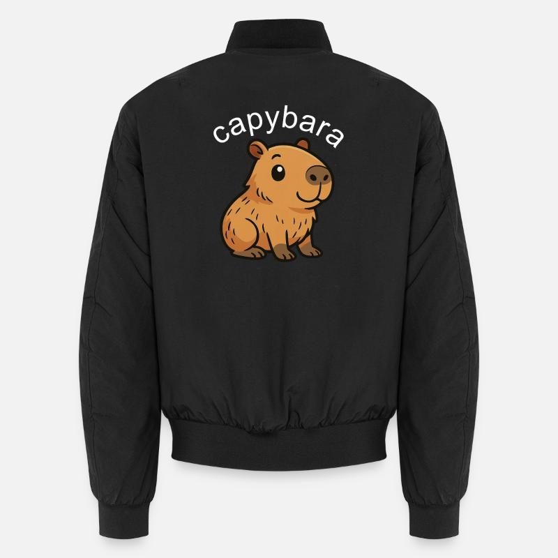 Mignon Dessin Animé Capybara, mignon et cool Bomber unisexe