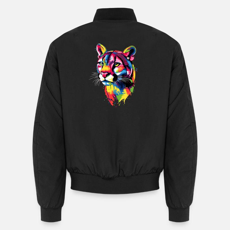 Panthère léopard gros chat mignon gros chat chats Bomber unisexe