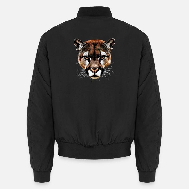 Panther Leopard Big Cat Cute Big Cat Cats Unisex Bomber Jacket
