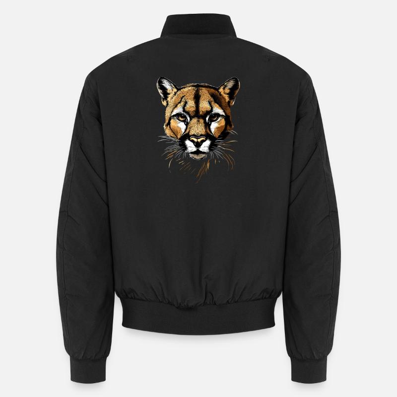 Panther Leopard Raubkatze Süße Großkatze Katzen Unisex Bomberjacke